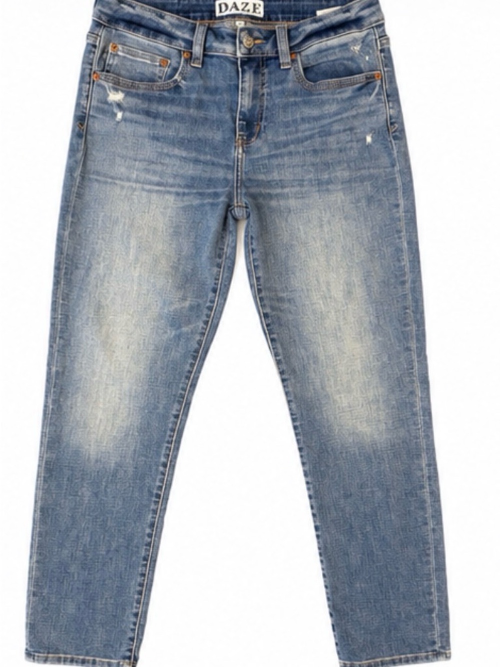 Daze Light Wash Straight/Slim Jeans – Size 28